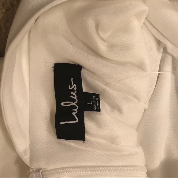 Delightful Surprise Ivory Skater Dress - Picture 3 of 6